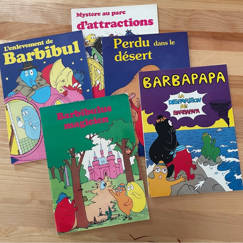 Colorful Barbapapa Comic Book Set